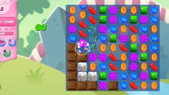 LET'S PLAY! CANDY CRUSH SAGA LEVEL 59 - NO BOOSTER