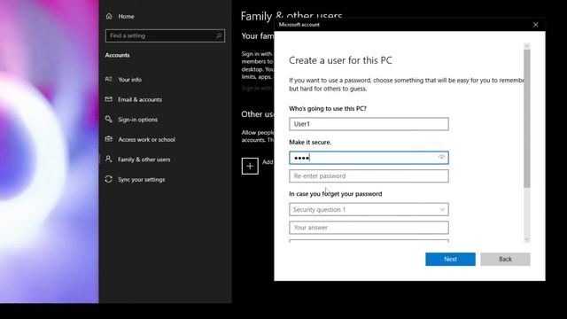 How To Add Users - Windows 10