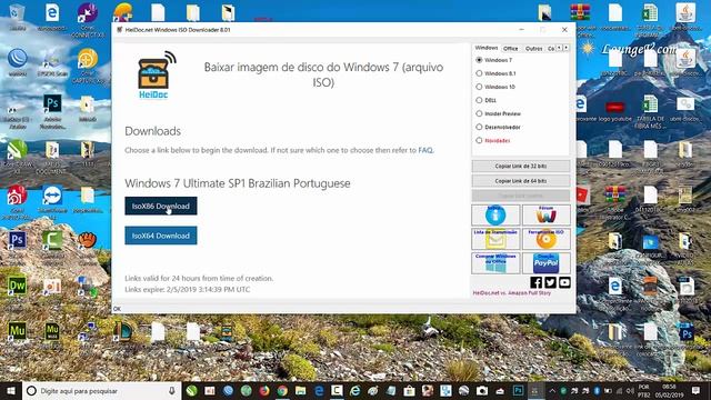 como baixa qualquer versão  do windows
