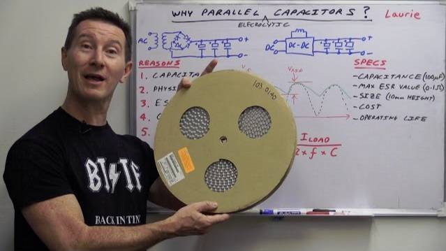 EEVblog #742 - Why Electrolytic Capacitors Are Connected In Parallel