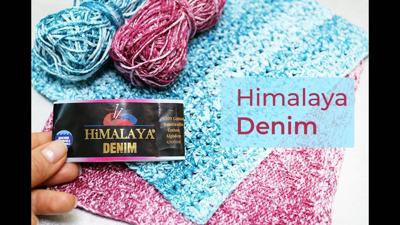 Пряжа Деним_ Denim Himalaya. Обзор пряжи. (360p)