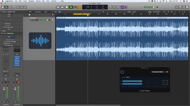 How to Master A beat in Logic ProX