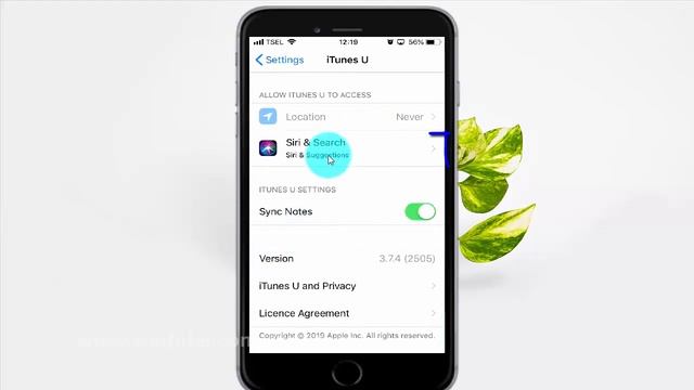 How to enable or disable iTunes U Siri and suggestion on iPhone 6