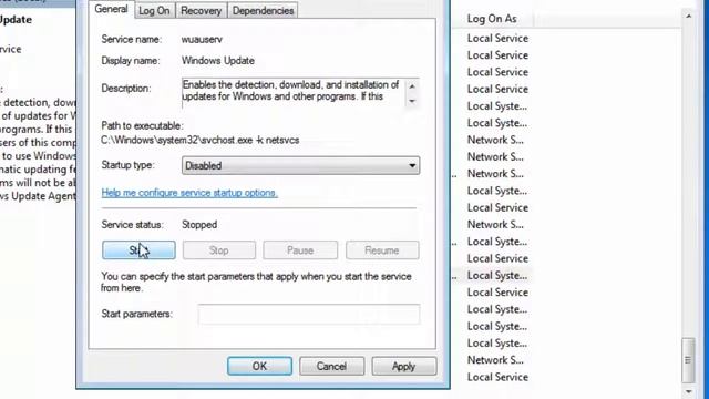 how to stop Windows 7 ,8.1,10 autoupdate system