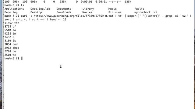 Download Data and Execute Code on Terminal