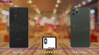 a53 vs iphone 11 pro max