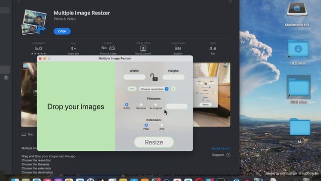 Multiple Image Resizer App: Basic Overview [Mac App Store]