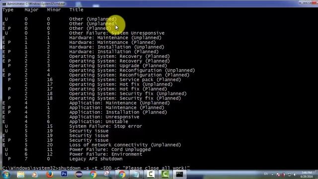 How can you schedule your system for shutdown with CMD