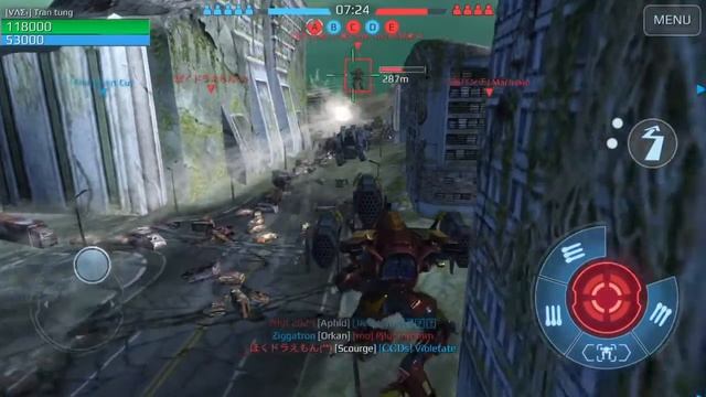 War robots, Heachi conquer Dead city