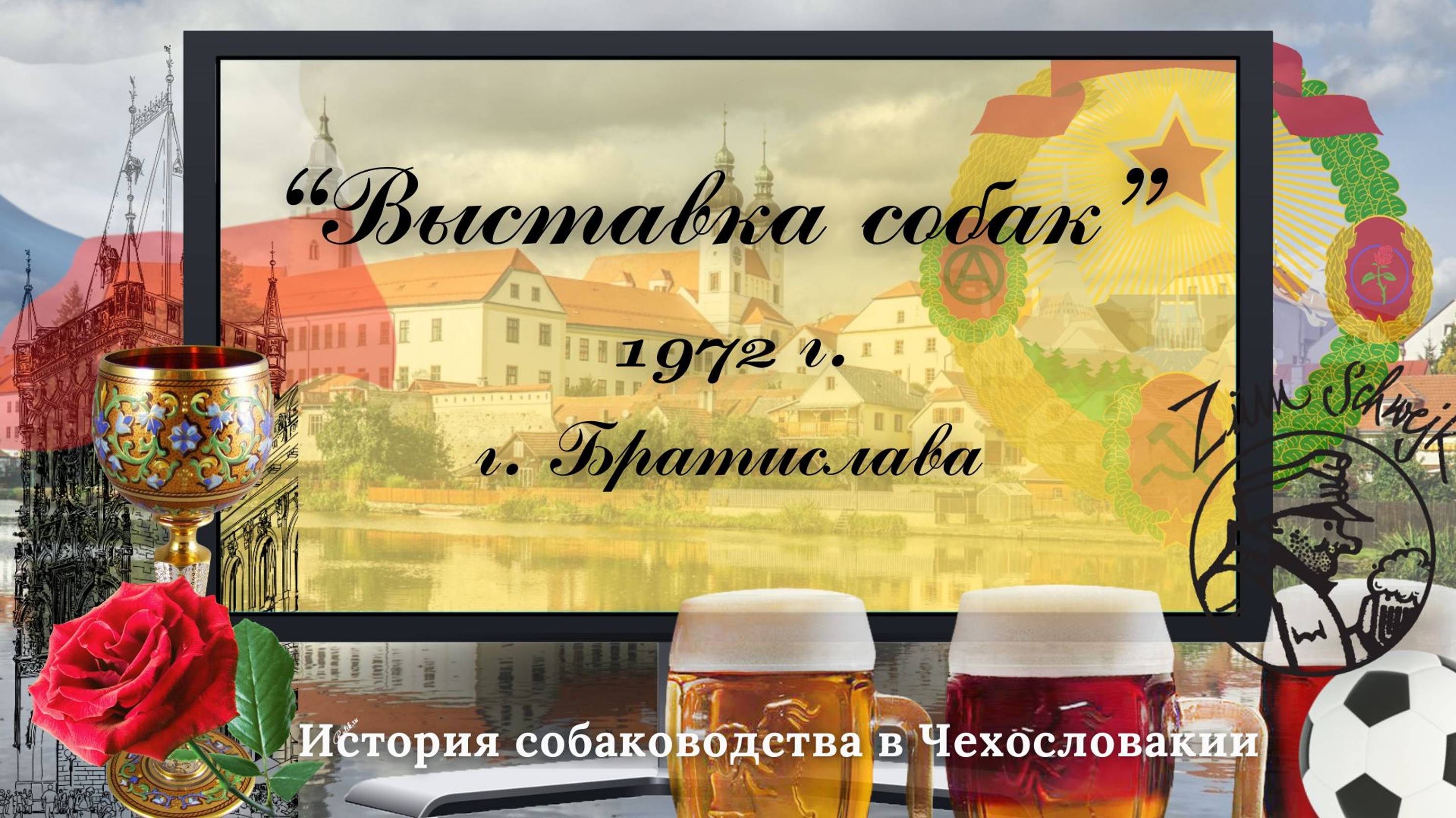 1972г. Выставка собак в Братиславе, ЧССР.