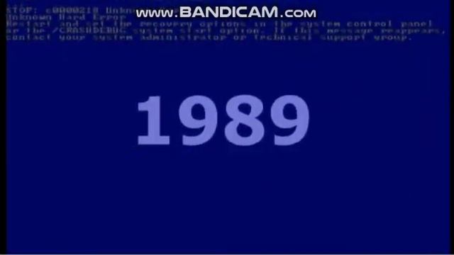 Bsod All Windows Evolution of Bsod 1790-2019