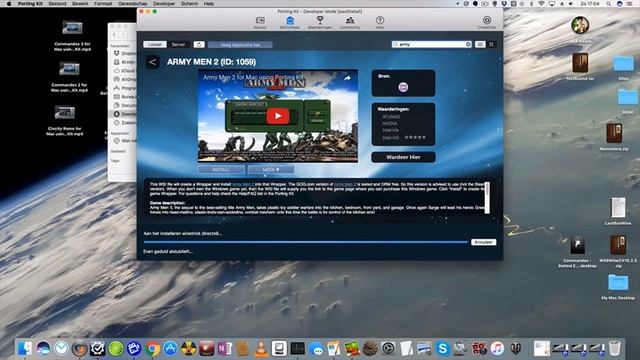 army men 2 for mac. (gameplay) on portingkit (new)