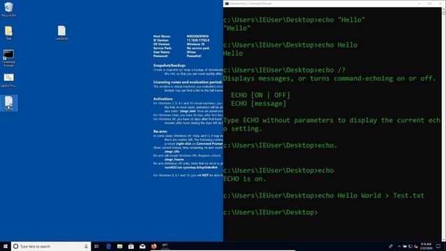 Windows Command Line - Ep02 - Creating Text Files Using Command Prompt