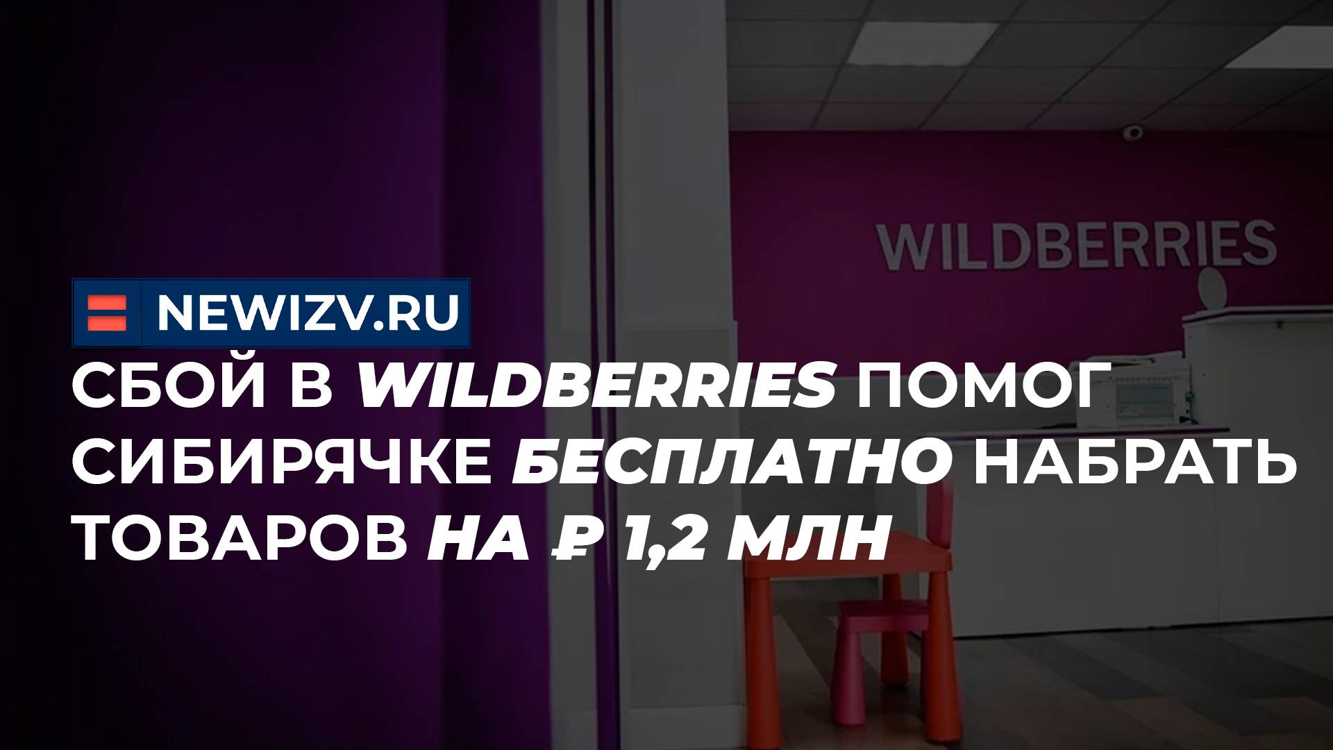 Сбой в Wildberries помог сибирячке бесплатно набрать товаров на ₽ 1,2 млн