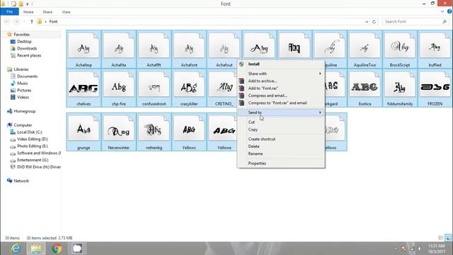 How to Add Font in Computer only 1 mints | Install new font windows ( KaminaHacker )