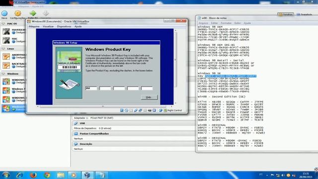 Como Instalar Windows98 VirtualBox INTEL 4° Geração