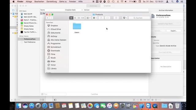 MacOS PreferencePanels per XCode in MacOS integrieren - Tutorial