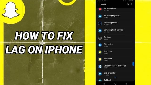 How To Fix Lag On Iphone On Snapchat App