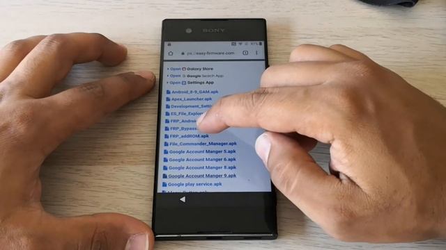 Sony Xperia XA Google account Bypass