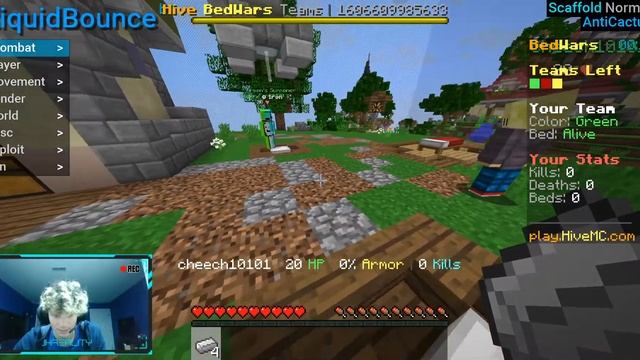 Troll HACKING on Minecraft servers with friends!