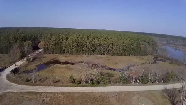 dji phantom fc40 first fpv flight at Wharton State Forest old village awesome!