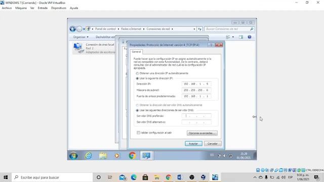 16 VIDEO TUTORIAL CONFIGURACION ESTATICA IP WINDOWS 7