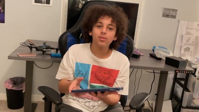 My friend and I review an Iphone + other things in my room