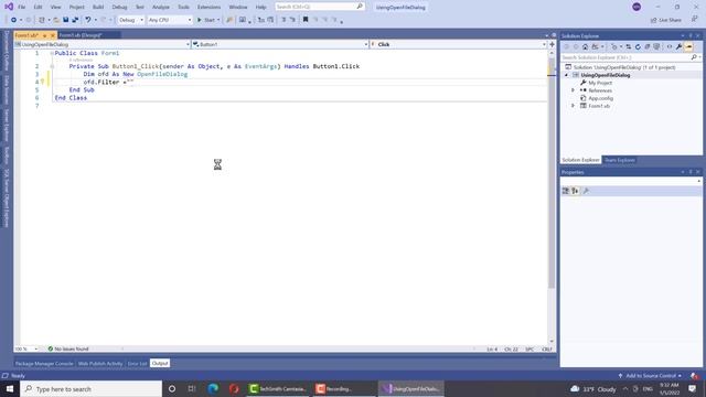How to use OpenFileDialog to load image into PictureBox Visual Basic  NET 2019