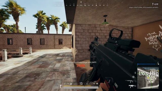 PLAYERUNKNOWN'S BATTLEGROUNDS: Double kill UMP9 FPP Desert