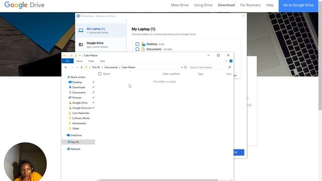 Backup and Sync pc files on GoogleDrive