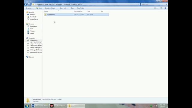 How to change lock screen background window 7.Change your lock screen backgronund.