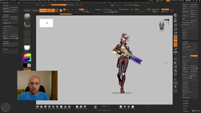 3. Создание пользовательского меню в Zbrush.