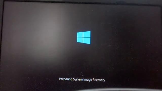 How to recover from system image in WINDOWS 10