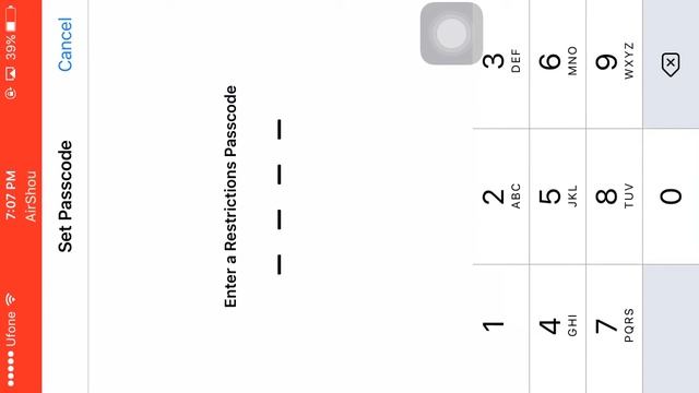 How To Enable Restriction on IPhone IOS 10.0.2