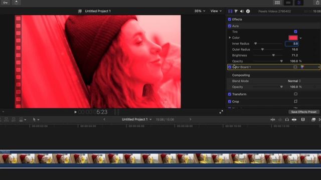 How To Add Video Effects In Final Cut Pro X (Aura)