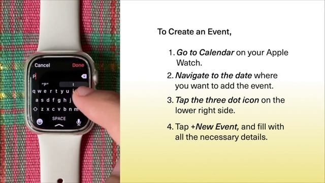 Create a Calendar Event with watchOS 9 | EveryJuan Studio