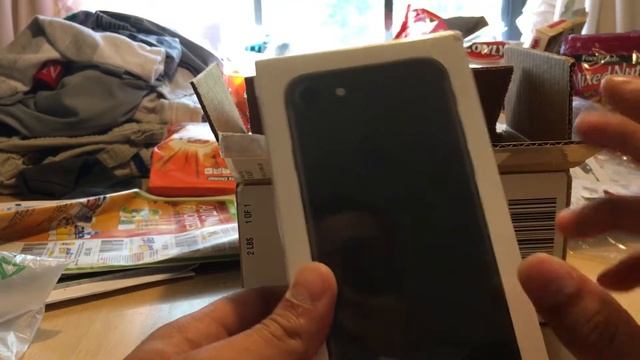 iPhone 7 Black 32gb unboxing