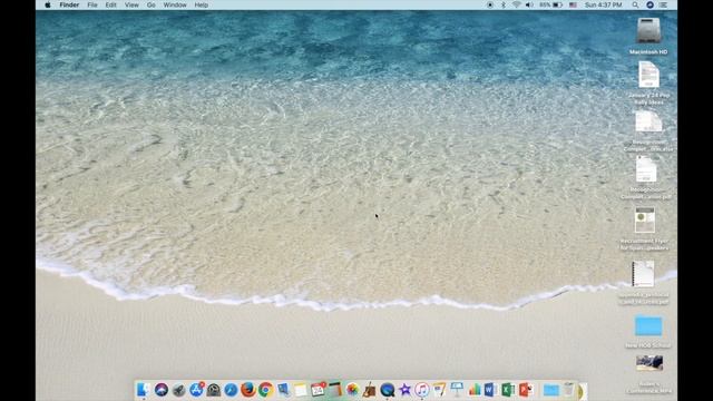 Using QuickTime Player to Make a Screen Recording