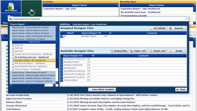 How to open Blank Template in the BI Creator