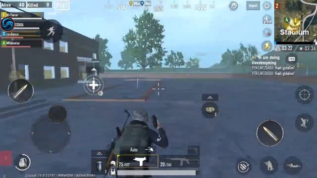 Pubg lite live! zombie mode gameplay ... watch at !1080 p ....