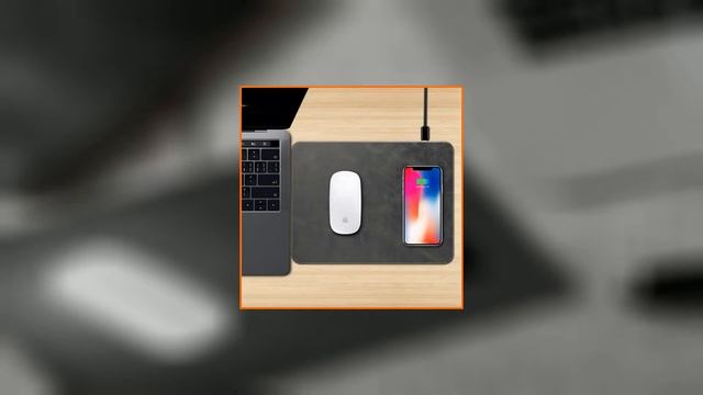 Bakeey Qi Wireless Charger Mouse Pad for iPhone X 8 8Plus Samsung S8 Plus Note 8