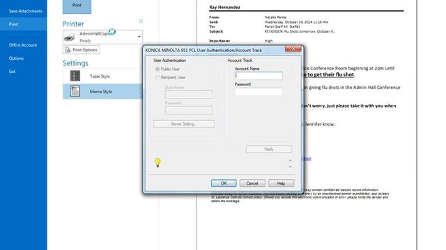 Copier Code Window