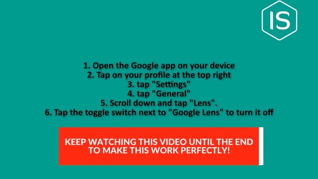 How to turn off google lens on iPhone 2024 | Initial Solution