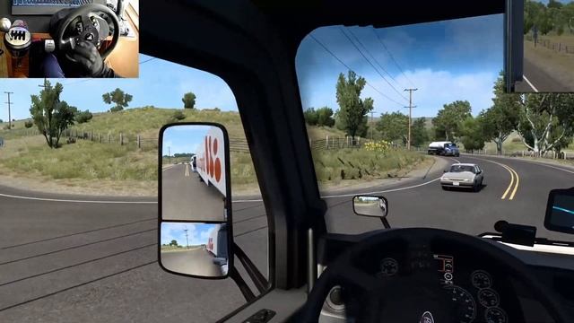 Trucking from a Quarry | American Truck Simulator | Thrustmaster Wheel Cam | Timelapse