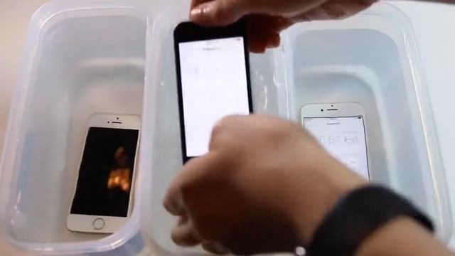 Погружения в воду iphone SE 5s и 6s