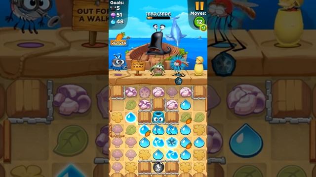 Best Fiends level 123 no boosters | PuzzledCubes.site