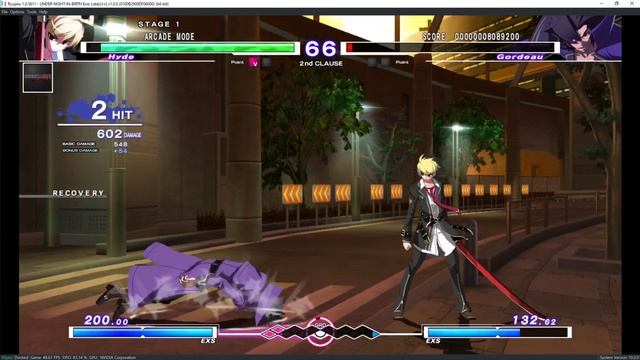 Ryujinx 1.0.5611 | UNDER NIGHT IN-BIRTH [SWITCH EMULATION]