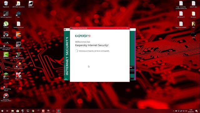 Kaspersky Internet Security 2018 crack + menü mit Programmen