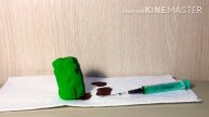 Что будет , если смешать КИНЕТИЧЕСКИЙ ПЕСОК И ЙОД?