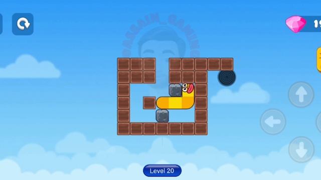 Greedy Apple Worm Puzzle Level 20